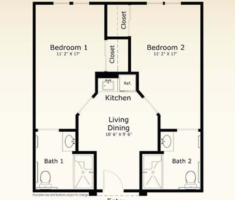 Assisted-Living_Two-Bedroom_Sunflower
