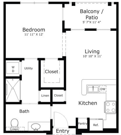 PKHB_IL_Azalea_1B-1BA_589 sq. ft