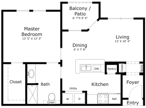 PKHB_IL_Bluebonnet_1B-1BA_689 sq. ft