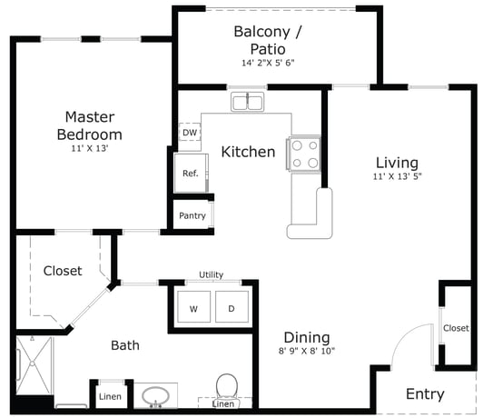 PKHB_IL_Gardenia_1B-1BA_761 sq. ft